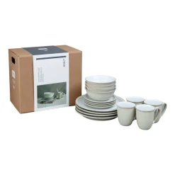 Linen 16-Piece Dinner Set