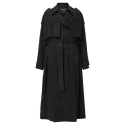 Linnie Double-Breasted Trench Coat