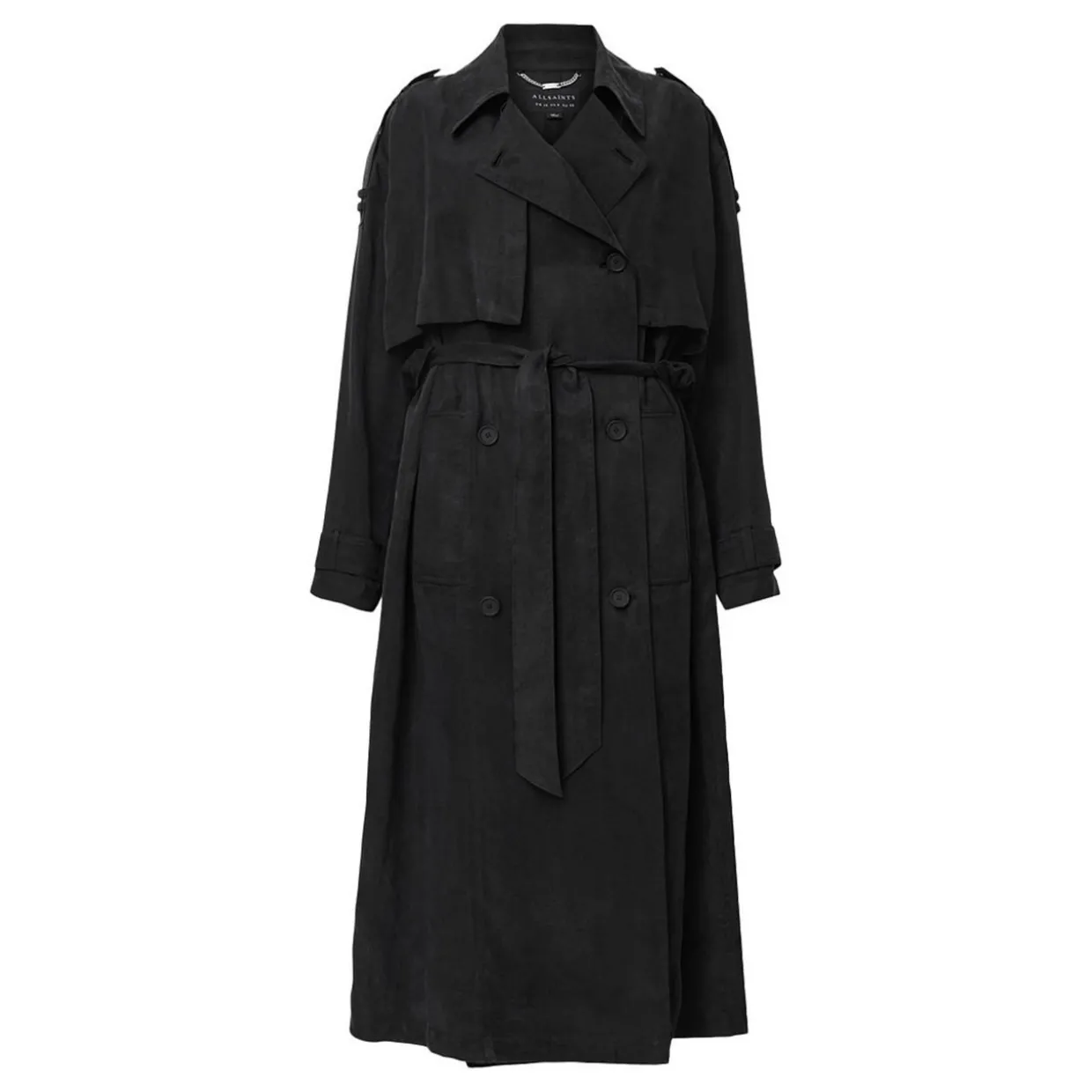 Linnie Double-Breasted Trench Coat