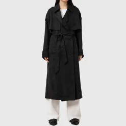 Linnie Double-Breasted Trench Coat