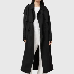 Linnie Double-Breasted Trench Coat