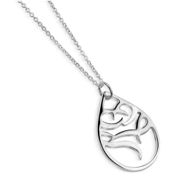 New NEWBRIDGE SILVERWARE Lir Teardrop Pendant Necklace
