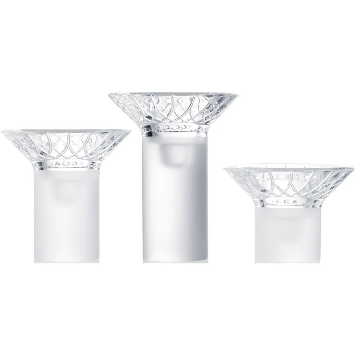 Lismore Arcus Candlestick Holder Set of Three