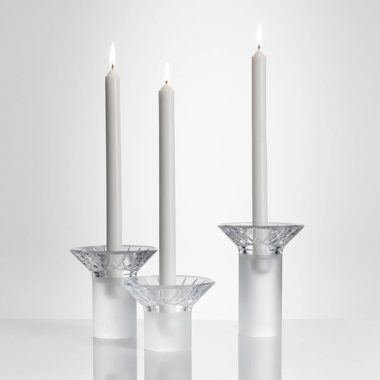 Lismore Arcus Candlestick Holder Set of Three