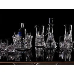 New WATERFORD Lismore Diamond Ice Bucket With Tongs