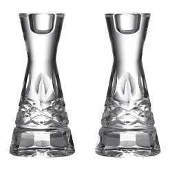 Fashion WATERFORD Lismore Round Candlestick 15cm 6in Set of 2