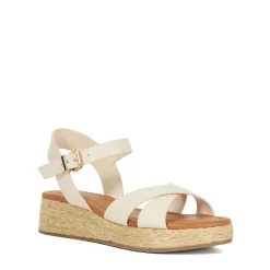 Fashion DUNE LONDON Littleton Raffia Flatform Sandals