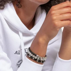 Lobster Clasp Leather Bracelet