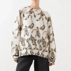 New MUNTHE Lofa Embellished Sweatshirt