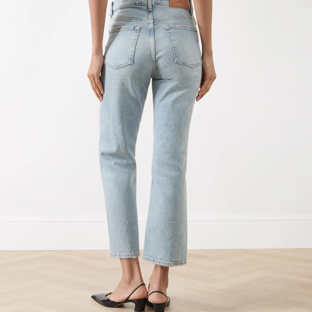 Logan Cropped Stovepipe Jeans