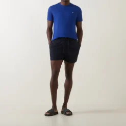 New ARMANI Logo Double Waist Swim Shorts