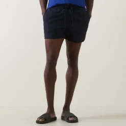 New ARMANI Logo Double Waist Swim Shorts