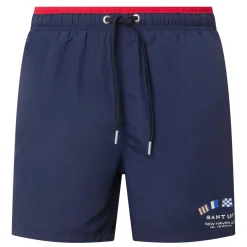 Clearance GANT Logo Flag Drawstring Swim Shorts