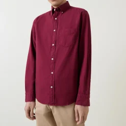 Logo Garment-Dyed Shirt