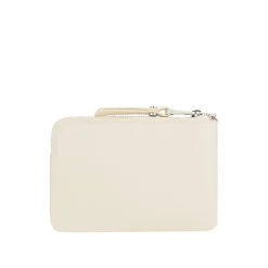 Logo Grained Leather Cardholder