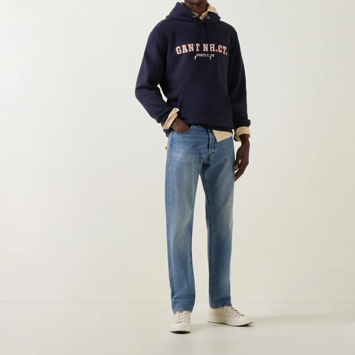 Logo Graphic Drawstring Hoodie