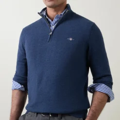 Logo Half-Zip Sweater