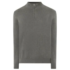 Clearance BARBOUR Logo Half-Zip Sweater