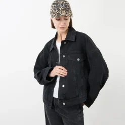 Sale GANNI Logo Leopard Baseball Cap