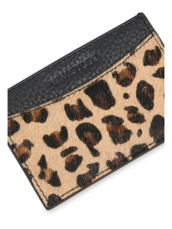 Best WHISTLES Logo Leopard Cardholder