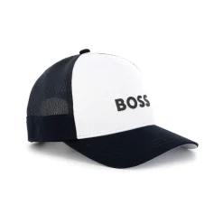 Hot BOSS KIDS Logo Mesh Cap