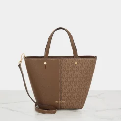 Logo Motif Small Tote Bag