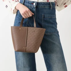 Logo Motif Small Tote Bag