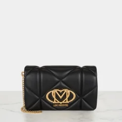 Outlet LOVE MOSCHINO Logo Quilted Crossbody Bag