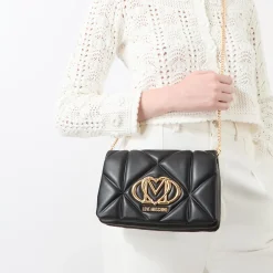 Outlet LOVE MOSCHINO Logo Quilted Crossbody Bag