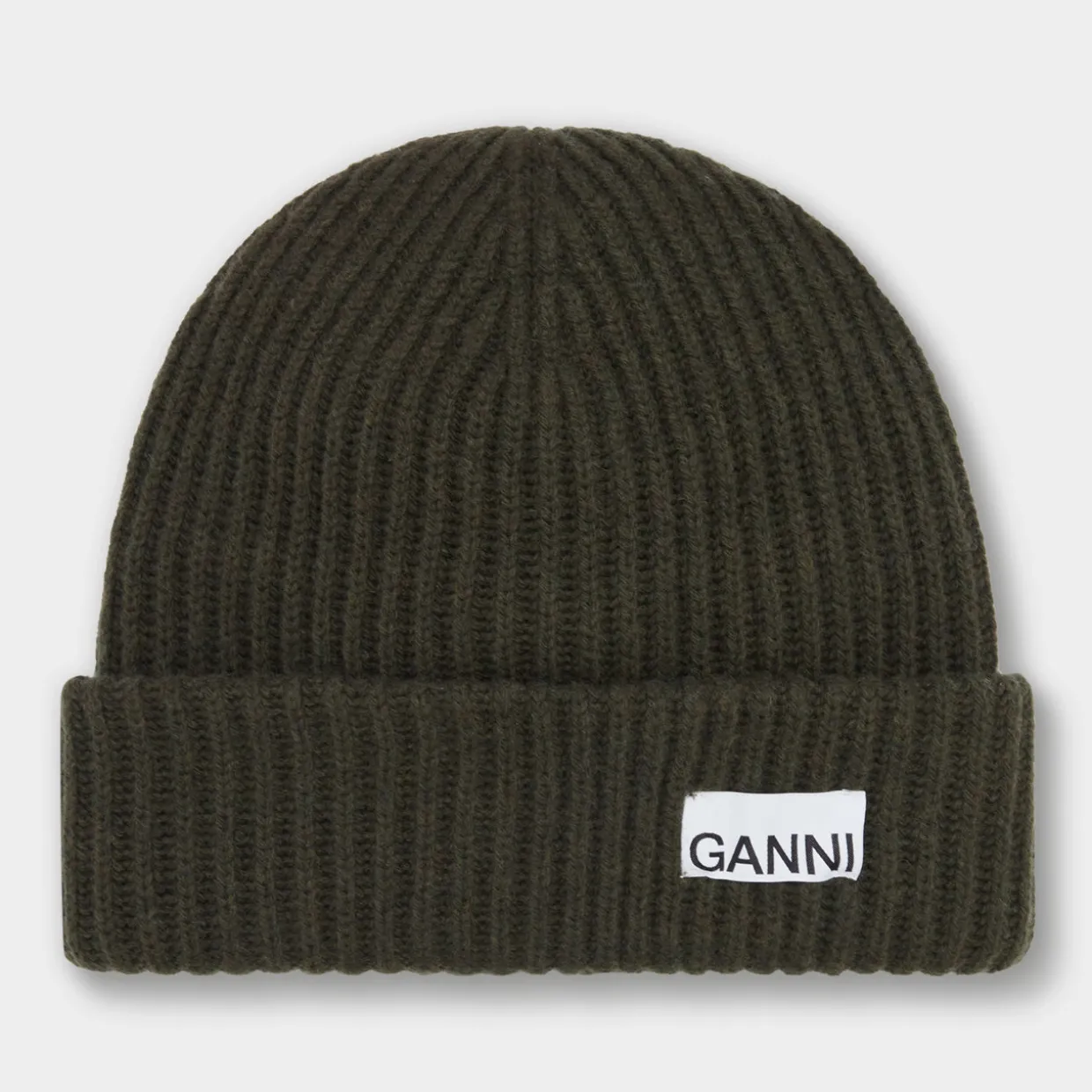 Logo Ribbed Beanie Hat