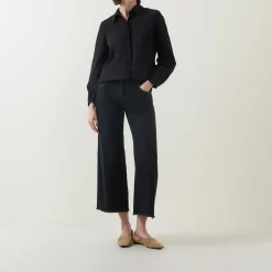 Hot LUISA CERANO Logo Wide Leg Jeans