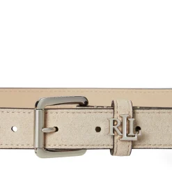 Best LAUREN Logo-Keeper Narrow Leather Belt