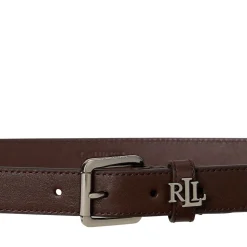 Logo-Keeper Narrow Leather Belt