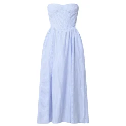 Outlet BARDOT Lola Corset Pinstripe Flared Dress