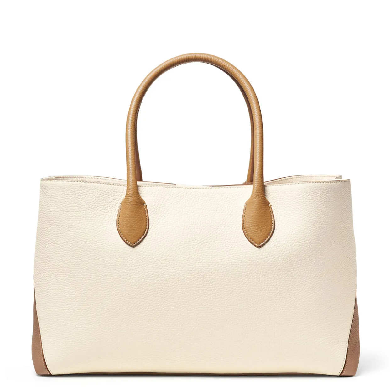 London Grained Leather Tote Bag