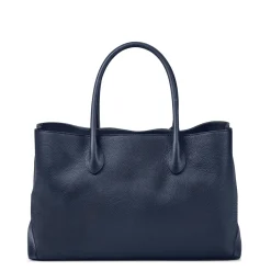 London Grained Leather Tote Bag