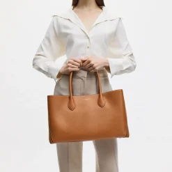 London Smooth Leather Tote Bag