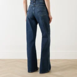 Discount 7 FOR ALL MANKIND Lotta High-Rise Wide-Leg Jeans
