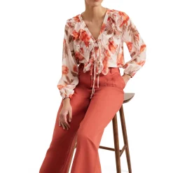 Discount PHASE EIGHT Lottie High-Rise Wide Leg Trousers