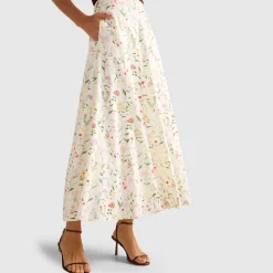 Online FOREVER NEW Louisa Floral Godet Skirt