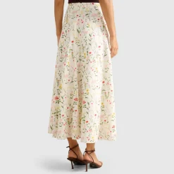Online FOREVER NEW Louisa Floral Godet Skirt