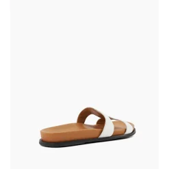 Best DUNE LONDON Loupa Topstitch-Detail Flat Sandals