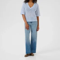 Outlet KAFFE Lourine Openwork Sweater