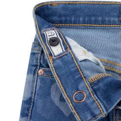 Love Heart Denim Flared Jeans