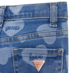 Love Heart Denim Flared Jeans