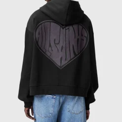 Fashion ALLSAINTS Lover Rihan Embroidered Logo Hoody