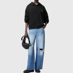 Fashion ALLSAINTS Lover Rihan Embroidered Logo Hoody