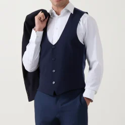 Luca Single-Breasted Wool Waistcoat