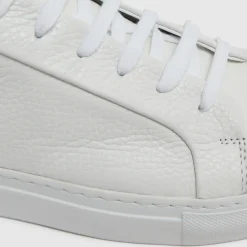 Discount REISS Luca Tumbled Leather Trainers