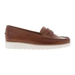 Lucentia Wedge Leather Loafers